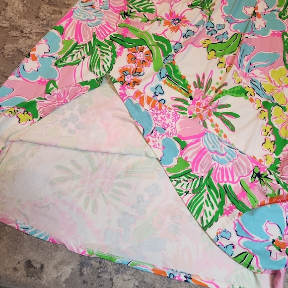 Lilly Pulitzer × Target Strapless Multi Floral Jersey Cinch Waist Maxi Dress M - Picture 6 of 13